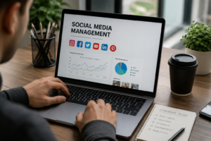 Social Media Management is one of the best Fiverr Jobs for Beginners to earn money from home. ✅